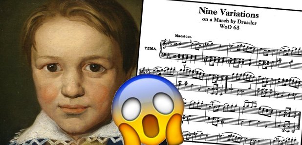 beethoven's first piece