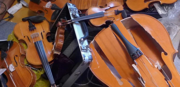 ex-wife smashed violins